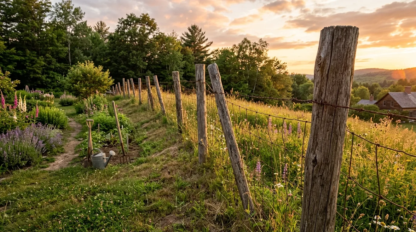9 Wood and Wire Fence Ideas for a Rustic Look